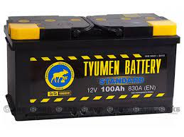 Аккумулятор Tyumen Standard 12V 100Ач 790А пп (352*175*192)