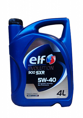 Масло моторное Elf Evolution 900 SXR 5W40, 4л