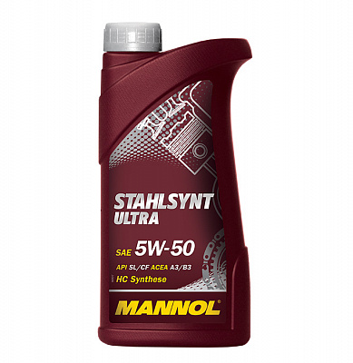 Моторное масло Mannol Stahlsynt Ultra 5W50, 1л