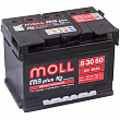 Аккумулятор MOLL M3plus 12V 60Ач 550А оп (242*175*175)