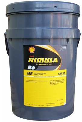 Масло моторное Shell Rimula R6 ME 5W30 (20л)